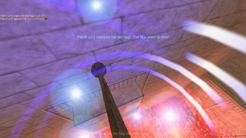 Unreal Tournament 99 First Person gameplay screenshot 10 of 10 - Map: CTF-BT-Gust.unr - Demo: dbe16be1-24c4-4024-8ac0-1cea27c163bc.dem - Gameplay match