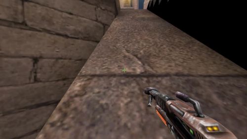 Unreal Tournament 99 First Person gameplay screenshot 1 of 10 - Map: CTF-BT-(alc)Haven.unr - Demo: 7fbc9c2e-62ca-499e-8b4d-0ba044d3e49a.dem - Gameplay match