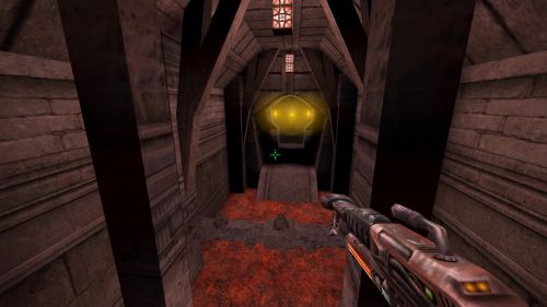 Unreal Tournament 99 First Person gameplay screenshot 6 of 10 - Map: CTF-BT-(alc)Haven.unr - Demo: 7fbc9c2e-62ca-499e-8b4d-0ba044d3e49a.dem - Gameplay match