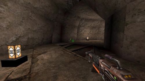 Unreal Tournament 99 First Person gameplay screenshot 7 of 10 - Map: CTF-BT-(alc)Haven.unr - Demo: 7fbc9c2e-62ca-499e-8b4d-0ba044d3e49a.dem - Gameplay match