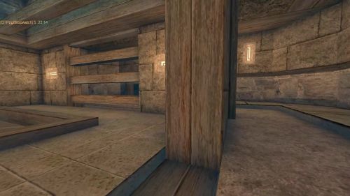 Unreal Tournament 99 First Person gameplay screenshot 4 of 9 - Map: CTF-BT-Claustrophobic-RE.unr - Demo: f5ca4a9b-05c1-4a99-b310-eec117bbf135.dem - Gameplay match