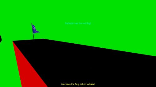 Unreal Tournament 99 First Person gameplay screenshot 9 of 10 - Map: CTF-BT-RedGreenBlack.unr - Demo: 234134b4-4305-448b-92dc-c1510d5216db.dem - Gameplay match