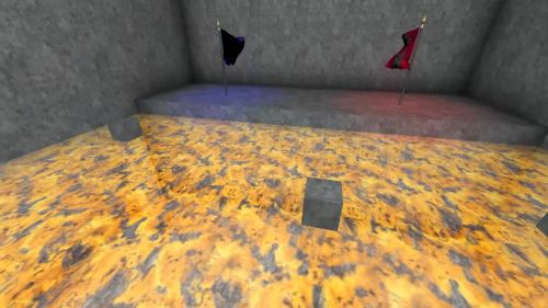 Unreal Tournament 99 First Person gameplay screenshot 8 of 10 - Map: CTF-BT-A109-Jump!!.unr - Demo: d8762627-745c-4d54-b705-938b9d5b1fd0.dem - Gameplay match