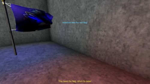 Unreal Tournament 99 First Person gameplay screenshot 9 of 10 - Map: CTF-BT-A109-Jump!!.unr - Demo: d8762627-745c-4d54-b705-938b9d5b1fd0.dem - Gameplay match