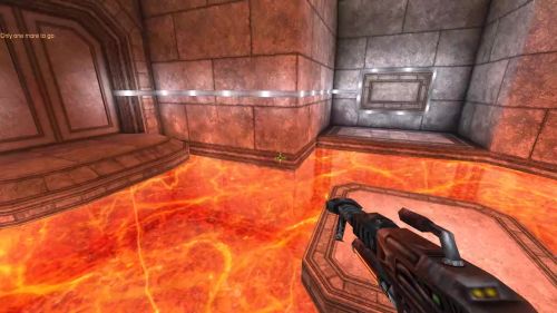 Unreal Tournament 99 First Person gameplay screenshot 2 of 9 - Map: CTF-BT-AzurePalace-V1.unr - Demo: 3fca9e47-e6b5-4788-801c-329f6e1e6dd8.dem - Gameplay match