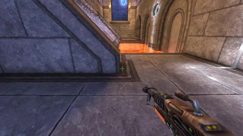 Unreal Tournament 99 First Person gameplay screenshot 3 of 9 - Map: CTF-BT-AzurePalace-V1.unr - Demo: 3fca9e47-e6b5-4788-801c-329f6e1e6dd8.dem - Gameplay match