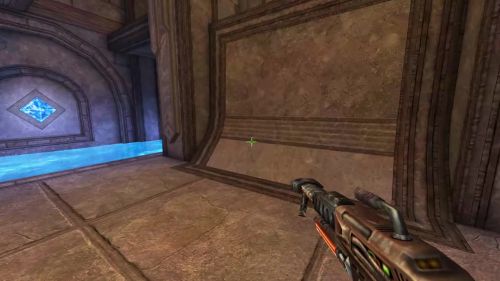 Unreal Tournament 99 First Person gameplay screenshot 8 of 9 - Map: CTF-BT-AzurePalace-V1.unr - Demo: 3fca9e47-e6b5-4788-801c-329f6e1e6dd8.dem - Gameplay match