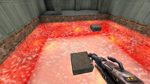 Unreal Tournament 99 First Person gameplay screenshot 1 of 9 - Map: CTF-BT-(bar)Elorac-v3.unr - Demo: d65503b3-d852-4bcb-b3eb-12c0333f3364.dem - Gameplay match