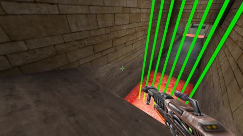 Unreal Tournament 99 First Person gameplay screenshot 7 of 9 - Map: CTF-BT-(bar)Elorac-v3.unr - Demo: d65503b3-d852-4bcb-b3eb-12c0333f3364.dem - Gameplay match