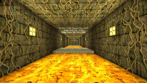 Unreal Tournament 99 First Person gameplay screenshot 3 of 10 - Map: CTF-BT-(Fran)Franconion.unr - Demo: a01d639b-38f4-4e59-b2ee-aef5aff106fd.dem - Gameplay match