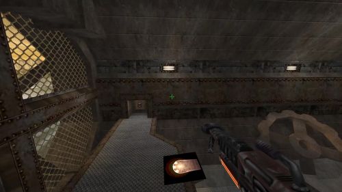 Unreal Tournament 99 First Person gameplay screenshot 2 of 10 - Map: CTF-BT-[LUN]DestructedBase.unr - Demo: 50b88170-e64f-4dd6-af01-454f2a689adf.dem - Gameplay match