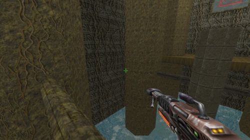 Unreal Tournament 99 First Person gameplay screenshot 2 of 10 - Map: CTF-BT-(CN)HallsOfPain-Fix.unr - Demo: c51ac266-b7ba-46a6-a762-3a35efc19db8.dem - Gameplay match