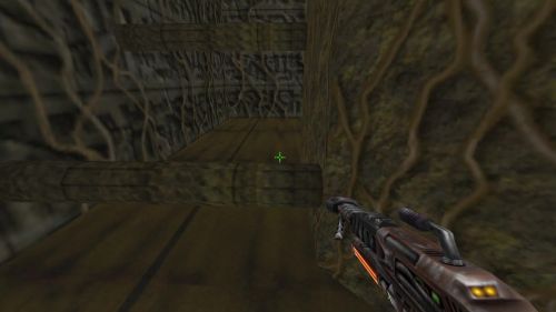 Unreal Tournament 99 First Person gameplay screenshot 3 of 10 - Map: CTF-BT-(CN)HallsOfPain-Fix.unr - Demo: c51ac266-b7ba-46a6-a762-3a35efc19db8.dem - Gameplay match