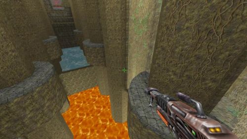 Unreal Tournament 99 First Person gameplay screenshot 7 of 10 - Map: CTF-BT-(CN)HallsOfPain-Fix.unr - Demo: c51ac266-b7ba-46a6-a762-3a35efc19db8.dem - Gameplay match
