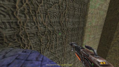 Unreal Tournament 99 First Person gameplay screenshot 10 of 10 - Map: CTF-BT-(CN)HallsOfPain-Fix.unr - Demo: c51ac266-b7ba-46a6-a762-3a35efc19db8.dem - Gameplay match