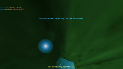 Unreal Tournament 99 First Person gameplay screenshot 10 of 10 - Map: CTF-BT-(bar)LessonJump-VF.unr - Demo: cc6393b0-f7c5-4712-908b-c879fb8131ac.dem - Gameplay match