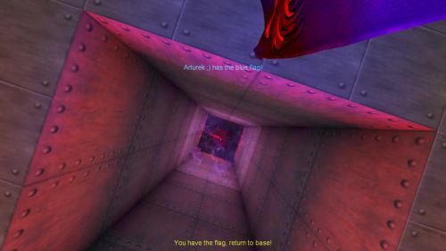 Unreal Tournament 99 First Person gameplay screenshot 10 of 10 - Map: CTF-BT-(CN)Vandal-vF.unr - Demo: 2a743fe3-f4a7-4d98-b93e-43a5f2366398.dem - Gameplay match