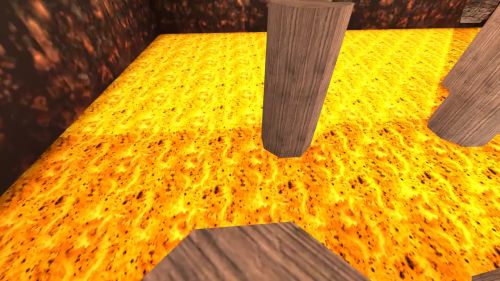 Unreal Tournament 99 First Person gameplay screenshot 1 of 10 - Map: CTF-BT-Dungeons-vF2.unr - Demo: 55338952-cced-4753-94a9-84af4bd83ec4.dem - Gameplay match