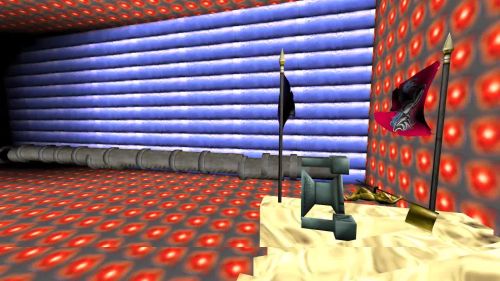 Unreal Tournament 99 First Person gameplay screenshot 9 of 11 - Map: CTF-BT-}FcT{-MFL.unr - Demo: 55206ca7-9971-401a-a46d-ada92cda9ef4.dem - Gameplay match