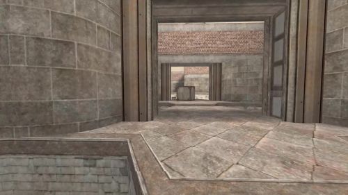 Unreal Tournament 99 First Person gameplay screenshot 2 of 10 - Map: CTF-BT-TrainingGrounds01-Jump.unr - Demo: be05d273-485f-4491-8bee-ddfe69c85aae.dem - Gameplay match