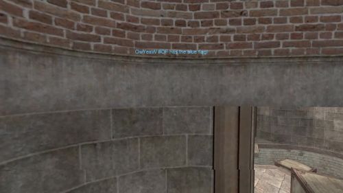 Unreal Tournament 99 First Person gameplay screenshot 7 of 10 - Map: CTF-BT-TrainingGrounds01-Jump.unr - Demo: be05d273-485f-4491-8bee-ddfe69c85aae.dem - Gameplay match