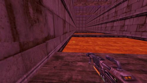 Unreal Tournament 99 First Person gameplay screenshot 5 of 10 - Map: CTF-BT-InsaneSlide-HV.unr - Demo: d81df0eb-433b-4c4f-b376-45d9adb351ec.dem - Gameplay match