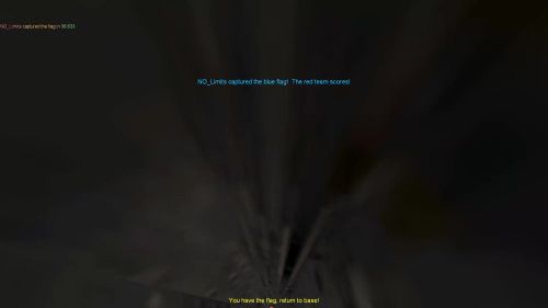 Unreal Tournament 99 First Person gameplay screenshot 10 of 10 - Map: CTF-BT-(ow)Dodgeng][-v2.unr - Demo: 9f5e161d-bd56-4b1b-9774-07ec49883a81.dem - Gameplay match