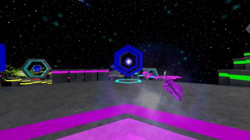 Unreal Tournament 99 First Person gameplay screenshot 8 of 10 - Map: CTF-BT-Hexagons.unr - Demo: f9931376-936f-4884-af1a-58704ca0bb2d.dem - Gameplay match