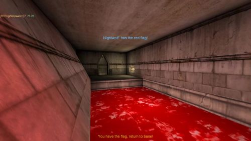 Unreal Tournament 99 First Person gameplay screenshot 9 of 10 - Map: CTF-BT-Circle.unr - Demo: 5926662f-7c08-473f-873b-184b0d8e1913.dem - Gameplay match