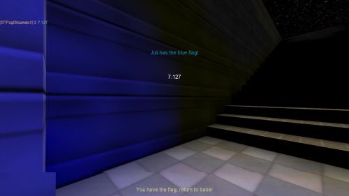 Unreal Tournament 99 First Person gameplay screenshot 7 of 10 - Map: CTF-BT-(CN)LookingForClues-vF2.unr - Demo: dc28d5af-9749-469f-85ff-35a6453951e3.dem - Gameplay match